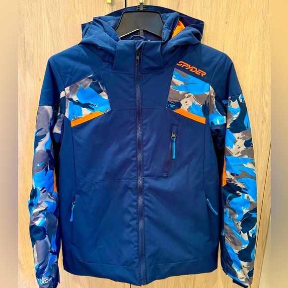 Spyder Kids Leader Ski Camouflage Aether NEW